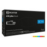 MERCATOR-Rękawiczki nitryl czarne M - 1