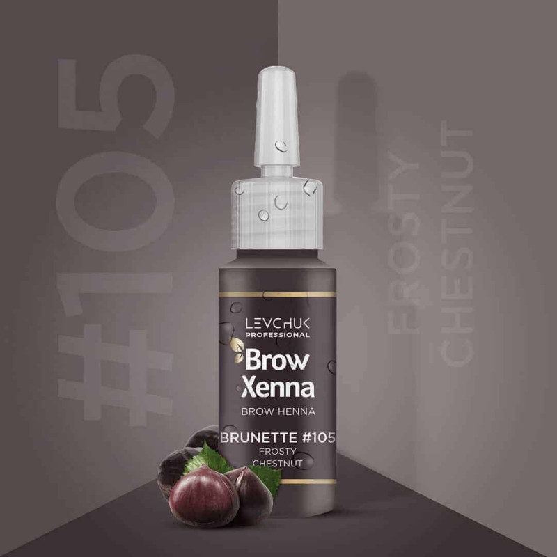 BrowXenna 105 Frosty Chestnut Henna pudrowa 10ml