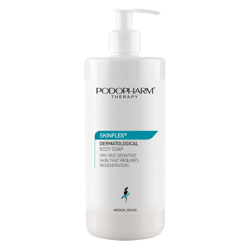 PODOPHARM - MYDŁO DERMATOLOGICZNE DO SKÓRY ATOPOWEJ I NA ŁUSZCZYCĘ SKINFLEX 500ML - 1