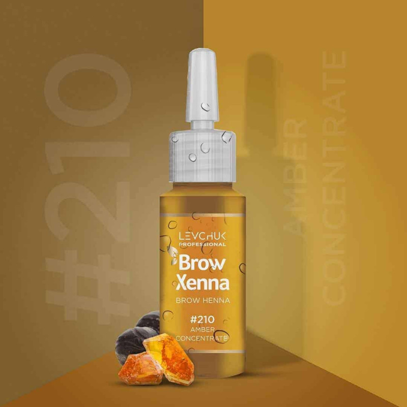 BrowXenna 210 Amber Concentrate 10ml koncentrat do koloryzacji
