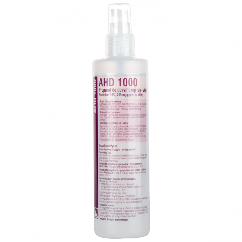 AHD 1000 250 ml preparat do dezynfekcji rąk i skóry - 1