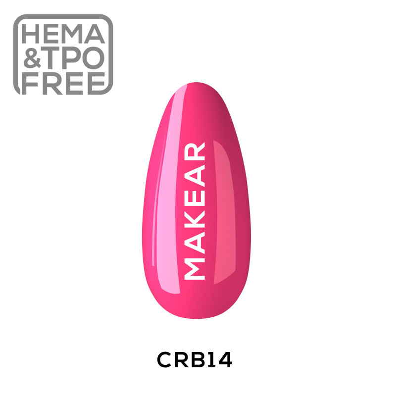 Makear-Juicy Rubber Base Pop Pink 8ml - 1