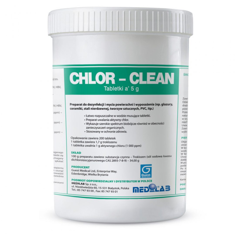 Chlor Clean 200 tabletek