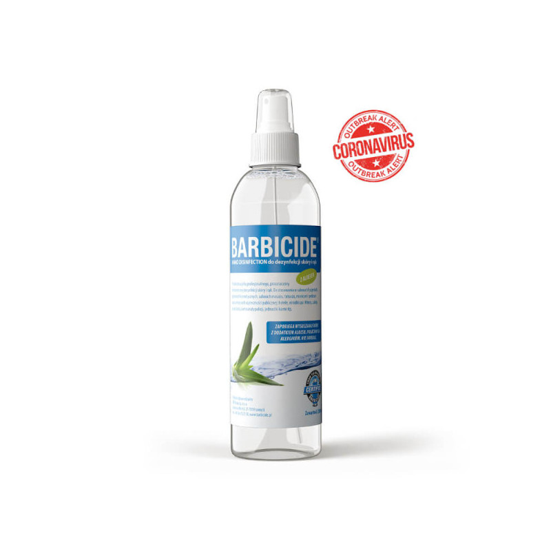 Barbicide Hand Disinfection spray do dezynfekcji rąk i skóry 250ml - 1