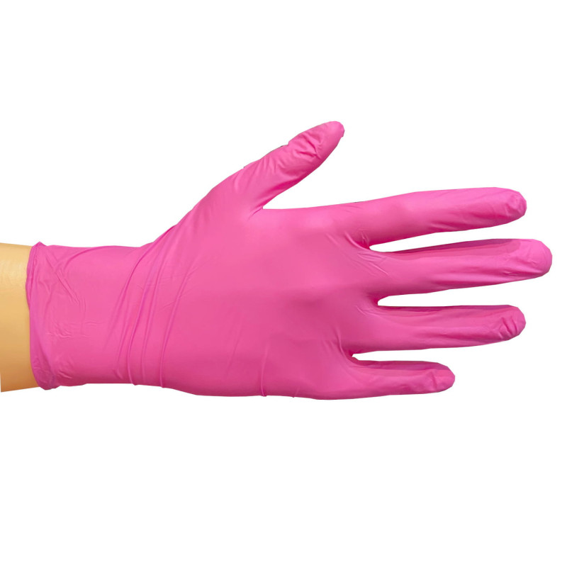 MedaSept-Rękawice magenta nitryl XS - 1
