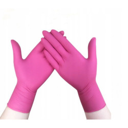 MedaSept-Rękawice pink nitryl M - 1