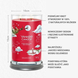 YC-Świeca Tumkbler z dwoma knotami   Christmas Eve  567g - 3
