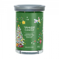 YC-Świeca Tumkbler z dwoma knotami  Shimmering Christmas Tree 567g - 1