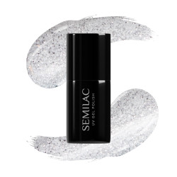Semilac - Lakier Hybrydowy 605 White Flash  7ml - 1