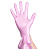 Beaute-Rękawice nitrylowe Beauty Luxe  Pearl M 50 SZTUK - 1