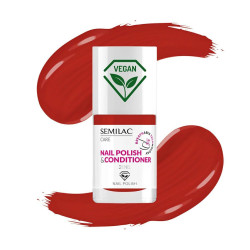 Semilac - 017 Lakier klasyczny z odżywka  2w1BREATHHable TECHnology 7ml - 1