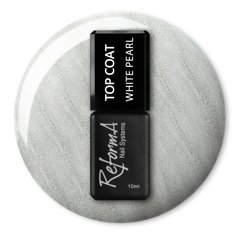 Reforma-Top Coat White Pearl 10ml - 1