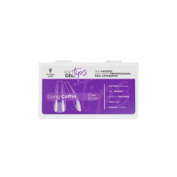 vv-SOFT GEL TIPS Short Long Coffin Tipsy  Długi Balerina - 1
