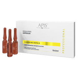 Apis-Odbudowujące ampułki z ceramidami  i beta glutenem 10x3ml - 1