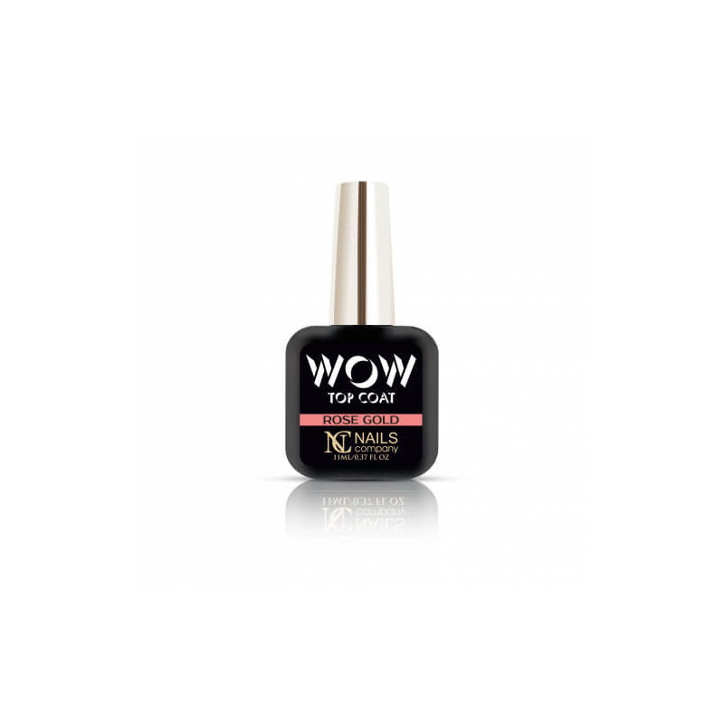 NC-WOW top coat rose gold 11ml - 1