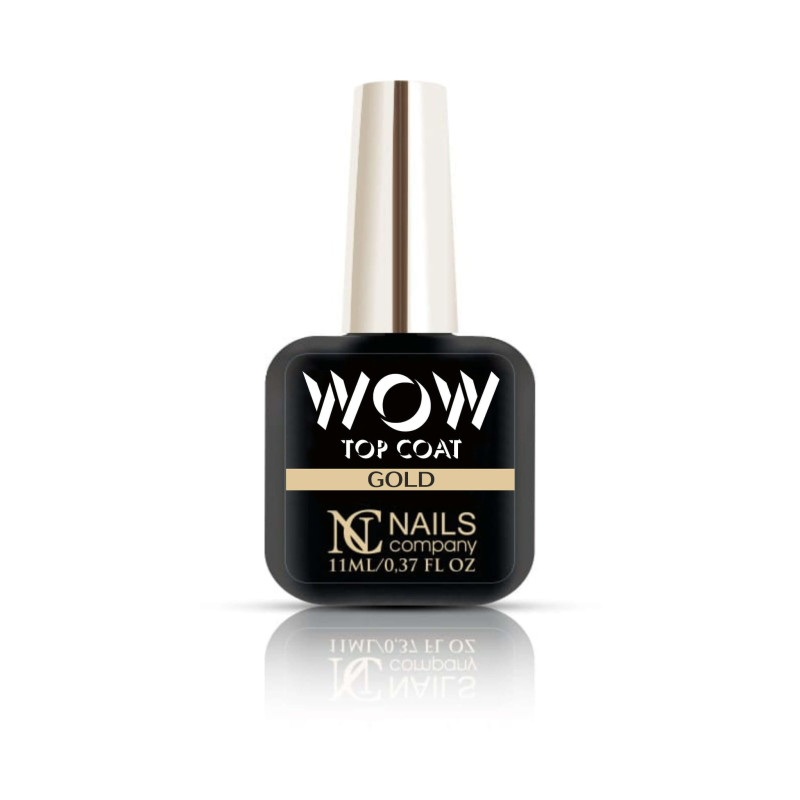 NC-WOW top coat gold 11ml - 1