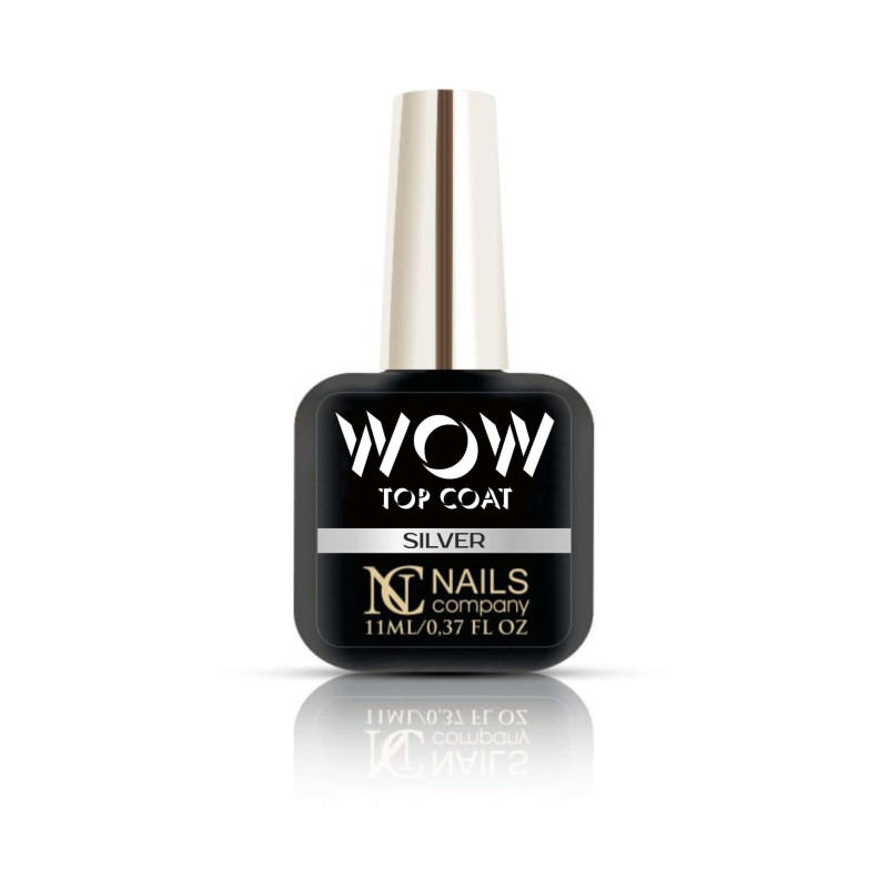 NC-WOW top coat silver 11ml - 1