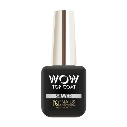 NC-WOW top coat silver 6ml - 1