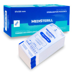 Clavier-Torebki do sterylizacji  MEDISTERILL 57x130 - 1
