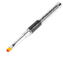 Clavier-Pędzelek do żelu okrągły   Perłowy 6 - 2