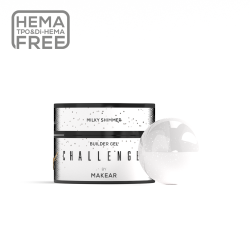 Makear-ChallenGel-HG11 Milky Shimmer  15ml - 1
