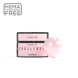Makear-ChallenGel-HG13 Pink Shimmer 50ml - 1