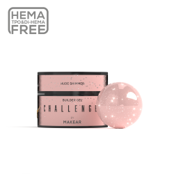 Makear-ChallenGel-HG16 Nude Shimmer 50ml - 1