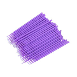 Clavier-Mikroszczoteczki/aplikatory  fiolet 100szt - 3