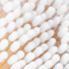 Clavier-Mikroszczoteczki/aplikatory  brokat-żółty 100szt - 4
