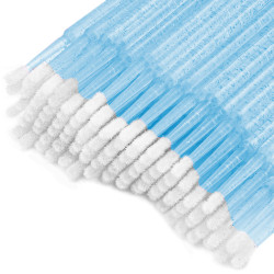 Clavier-Mikroszczoteczki/aplikatory  brokat niebieski 100szt - 3