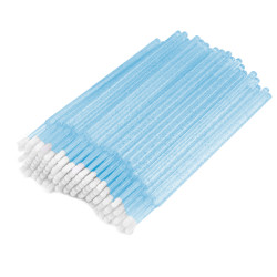 Clavier-Mikroszczoteczki/aplikatory  brokat niebieski 100szt - 4