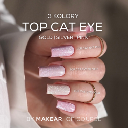 Makear-Top Cat Eye Silver 8ml - 6