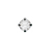 kol-System75 4mm Cubic Zirconia  w pazurkach kolor czarny 7517-0100 - 2
