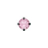kol-System75 4mm Cubic Zirconia różowa  w pazurkach kolor czarny 7517-0150 - 2