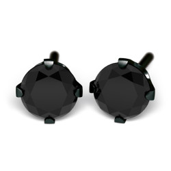 kol-System75 5mm Cubic Zirconia czarna  w pazurkach kolor czarny 7527-0160 - 1