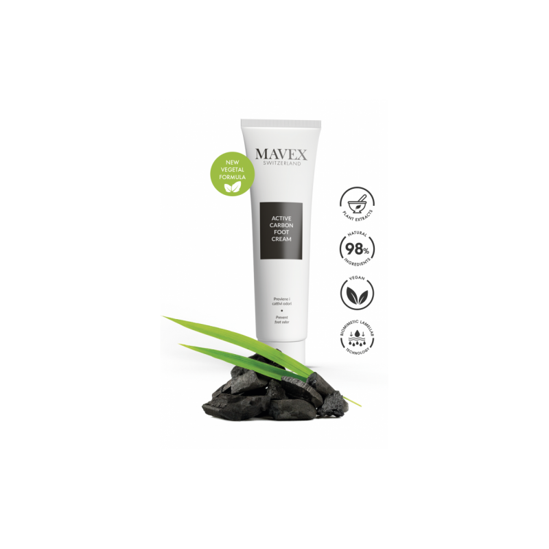 MAVEX-Foot Active Carbon  Cream-krem  przeciw poceniu i zapachowi stóp 100ml - 1