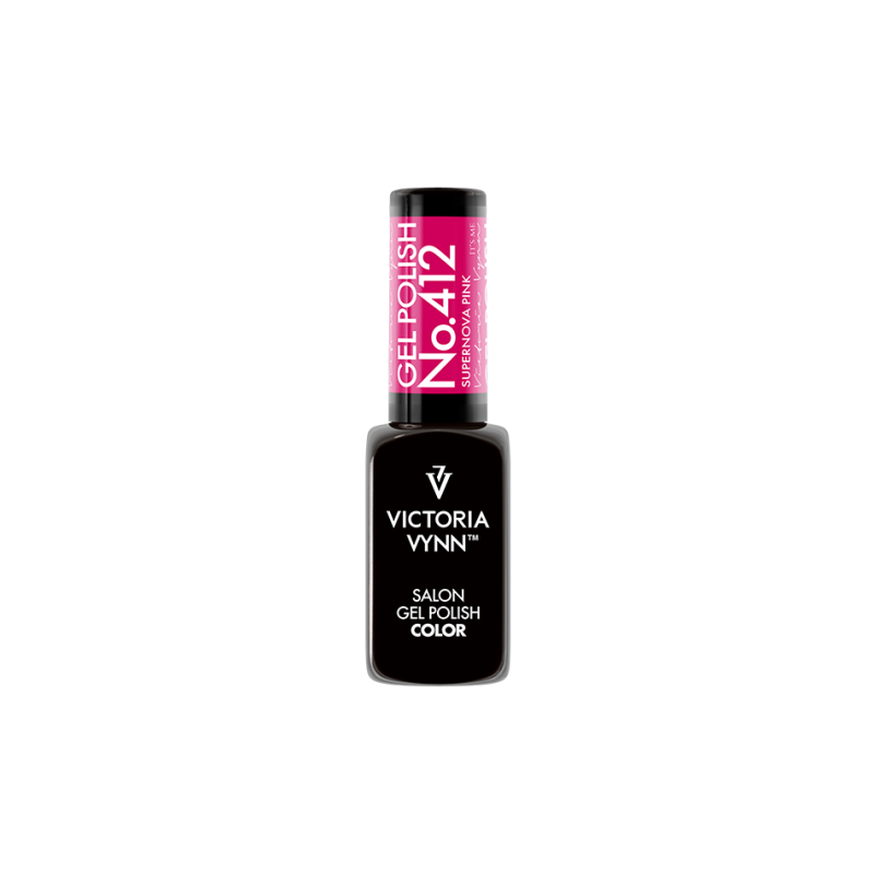 vv-gel polish 412 Supernova  Pink-Lunaglass 8ml - 1
