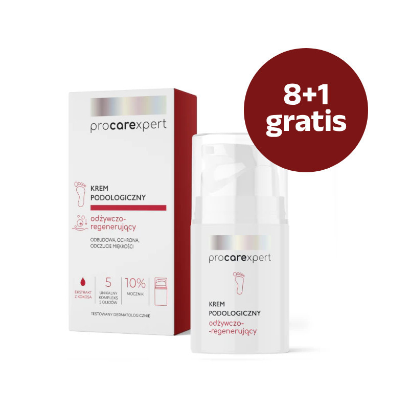 ProCareXpert Krem podologiczny odżywczo - regenerujący 50 ml - Pakiet 8 +1 - 1
