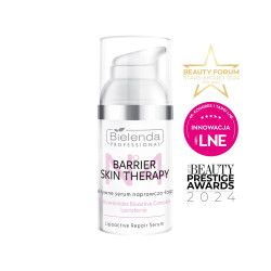 b-IS BARRIER SKIN THERAPY Lipoaktywne  serum naprawczo-łagoodzące do twarzy i pod oczy z kompleksem Multi-Ceramidowym i Laktofer