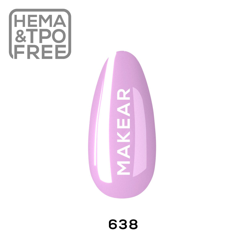 Makear-638 Lakier hybrydowy, 8ml - 1