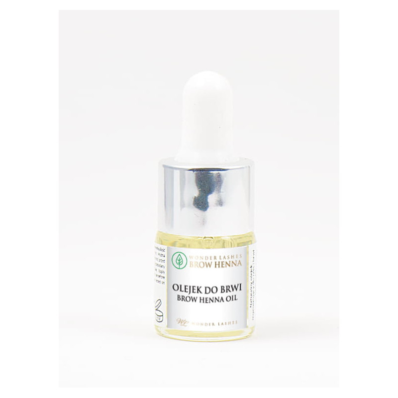 WONDR LASHES Olejek do brwi w żelu Brown Henna 6ml