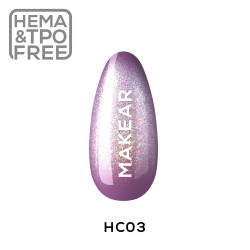 Makear - Lakier hybrydowy HC03 Holo Cat  Eye 8ml - 1
