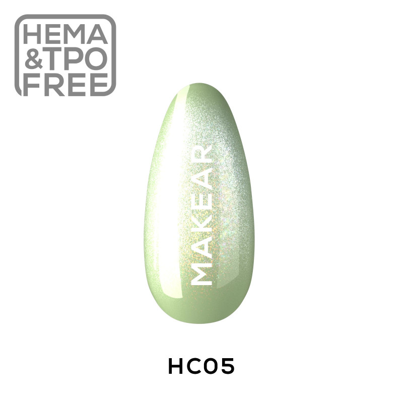 Makear - Lakier hybrydowy HC05 Holo Cat  Eye 8ml - 1