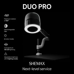 SheMax - Pochłaniacz pyłu DUO PRO – pochłaniacz z lampą - 1