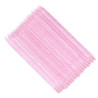 Clavier-Patyczki do manicure plastic  róz/brokat 50szt - 2