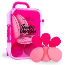 Clavier-Gąbka mini /mua KIT /PINK 6SZT  MIX - 2