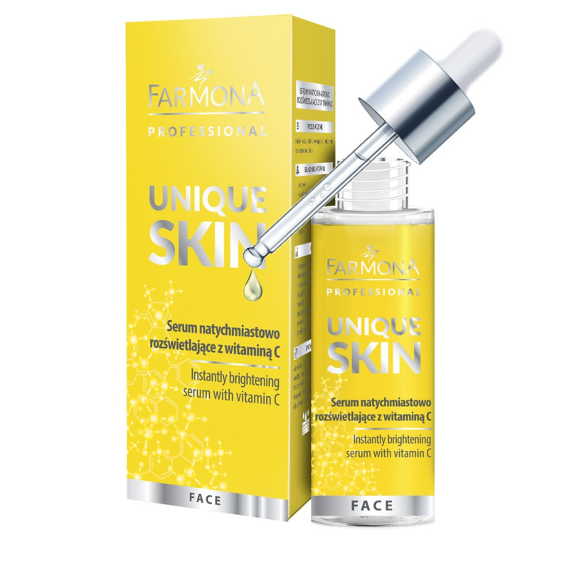 F-UNIQUE SKIN-Serum natychmiastowo  rozjaśniające z witaminą C, 30ml - 1