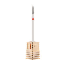 aba-frez diamentowy płomień czerwony   2,1mm - 1