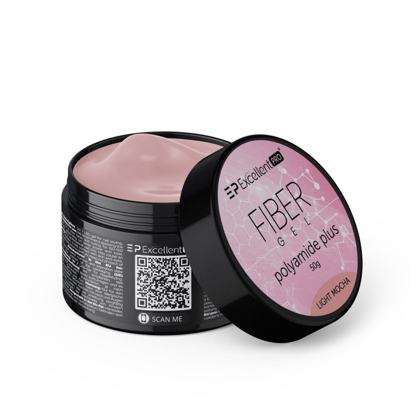 Excellent PRO-Fiber Gel POLYAMIDE Light  Mocha 50g - 1