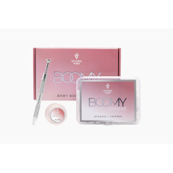 vv-BOOMY OMBRE Baby BommerSet-Gąbeczki  i chwytak w pudełku+ombre żel - 1